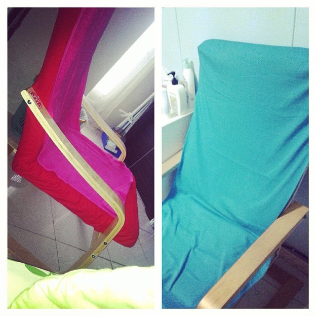 though the BFF n I are miles apart, it's nice to know that we happen to have the same lounge chair :)