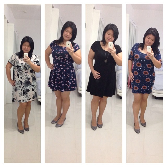 2nd 4 of 8 dresses that cost me less than SGD200 ^^v