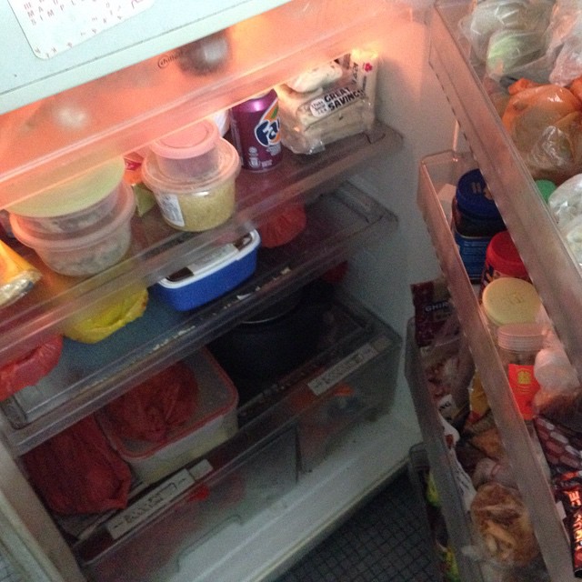 now I know what those peeps say abt parent's home fridge vs their own fridge meant.