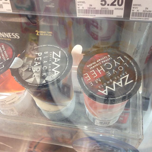 creative. they sell shots at convenience stalls.