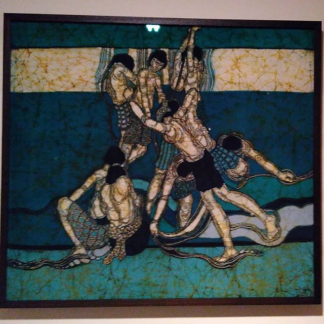 "Movement" by Khalil Ibrahim Another Batik on cloth