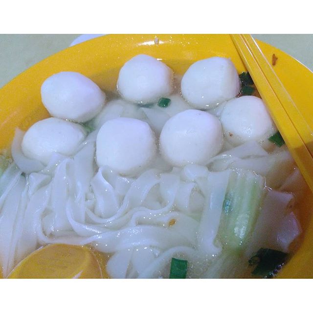 Bcos the fishball frm home is diff frm the ones near workplace