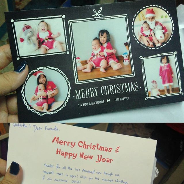 :D received this. The smile on my face, is as broad as Dave's. 几cute喔，他们一家。:)Thank you @thenoobfather @jieyinb