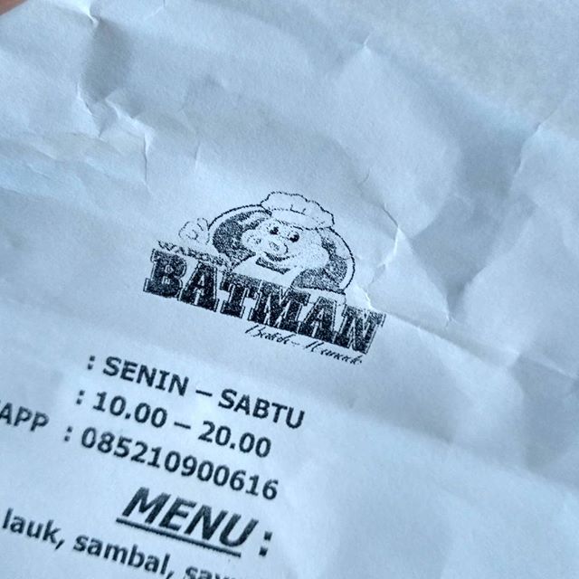 Batman became a chef and he put on weight.