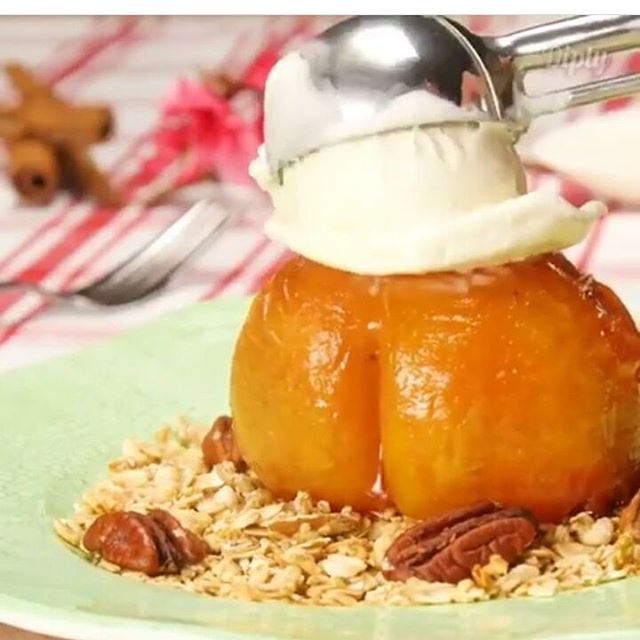 Repost from @tasty.hub  bcos that slow roasted peach looks like a tasty butt.