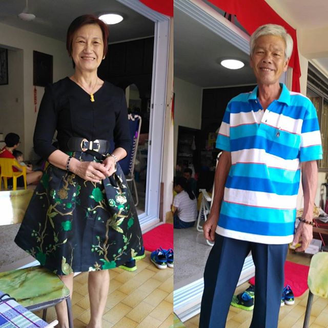 The mama and papa. :D #cnyootd2018  #cny2018