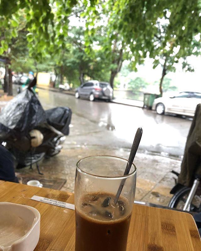 Vietnam Coffee by the lake.. ice please :)